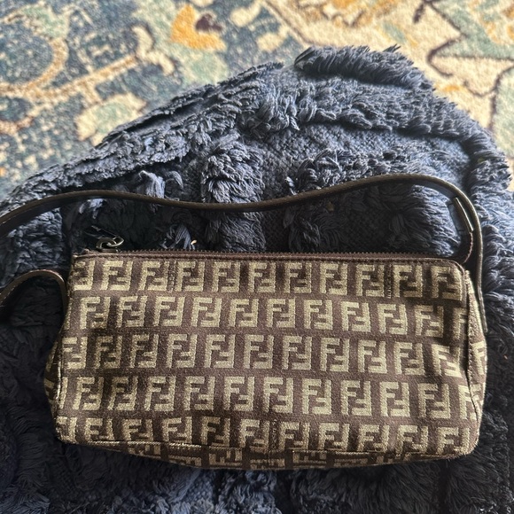 Fendi Brown and Tan Monogram Bag - Picture 2 of 5